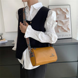 Women's PU Leather Pillow Bag Shoulder Messenger Bags Solid Female Handbags