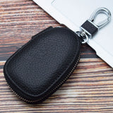 Leather Car Key Wallets Key Holder Keys Organizer Covers