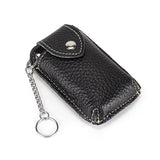 Cow Leather Car Keys Bag Mini Wallet Key Holder Pocket