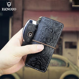 Cow Leather Key Holders Key Wallet Money Organizer Keychain Pouch