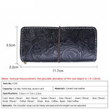 Cow Leather Key Holders Key Wallet Money Organizer Keychain Pouch