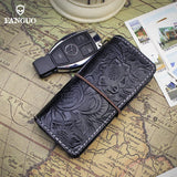 Cow Leather Key Holders Key Wallet Money Organizer Keychain Pouch