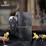 Cow Leather Key Holders Key Wallet Money Organizer Keychain Pouch
