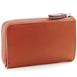 Cow Leather Car Key Bag Wallet 6 Key Rings