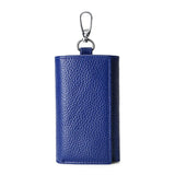 Cow Leather Key Wallet Buckle Multifunction Key Bag Holder