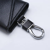 Cow Leather Key Wallets Buckle Multifunction Key Bag Holder