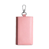 Cow Leather Key Wallet Buckle Multifunction Key Bag Holder