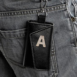 Cow Leather Key Wallet High Buckle Multifunction Key Bag Organizer