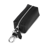 Genuine Leather Key Wallet Small Purse Zipper Key Chain Organizer Bag