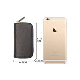 Cow Leather Men's Purse Car Key Wallets Women Housekeeper Holders