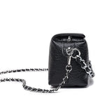 Cowhide Leather Small Bag Chain Strap Shoulder Bag Ladies Crossbody Bag