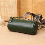 Cowhide Leather Retro Pillow Bag Shoulder Bag