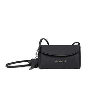 Cowhide Soft Leather Vintage Small Cosmetic Bag Girls Commute Handbags