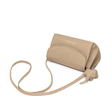 Cowhide Soft Leather Vintage Small Cosmetic Bag Girls Commute Handbags