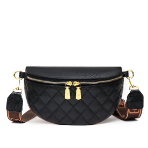 Vegetable Tanned Cow Leather Saddle Bag for Women