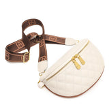 Vegetable Tanned Cow Leather Saddle Bag for Women