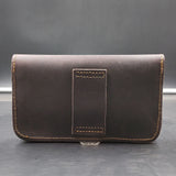 Men's Leather Waist Pack Fanny Pack for Travel