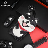 Leather Car Keys Holder Cover Organizer Pouch