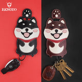 Leather Car Keys Holder Cover Organizer Pouch