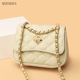 Small Leather Bag For Women - Natural Cowskin Ladies Handbag