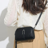 Leather Bag Women's Handbags Clutch Phone Shoulder Crossbody Messenger Pack