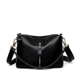 Women's Leather Crossbody Tote Bag Natural Cowskin
