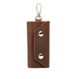 Leather Car Key Bag for Men and Women