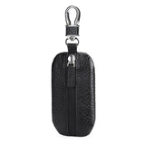 Leather Car Key Cases Men Wallets Key Holder Housekeeper Covers Zipper Bag