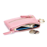 Leather Car Key Wallets Men Holder Housekeeper Keys Organizer Women Keychain