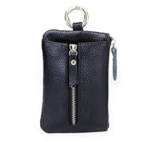 Leather Car Key Wallets Men Holder Housekeeper Keys Organizer Women Keychain