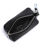 Leather Car Key Wallets Men Key Holder Housekeeper Keychains Zipper Key Case