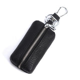 Leather Car Key Wallets Men Key Holder Housekeeper Keychains Zipper Key Case