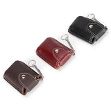 Men's Leather Car Key Wallet Key Holder Organizer Key Case Bag