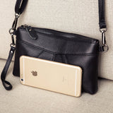 Leather Clutch Bag Small Crossbody Handbag Messenger Shoulder Bag
