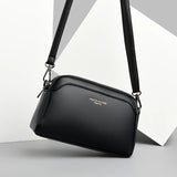 Shell Cow Leather Crossbody Bag for Women