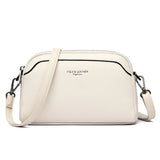 Shell Cow Leather Crossbody Bag for Women
