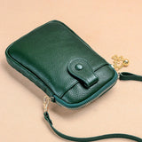 Leather Cross Body Bags Women Casual Cow Leather Phone Bag