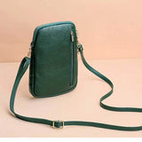Cow Leather Crossbody Bag Women Casual Solid Shoulder Messenger Mini Clutch