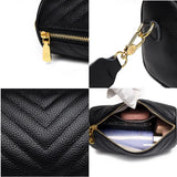 Leather Crossbody Bag Shoulder Messenger Bags For Women Female Casual Handbags