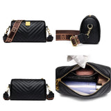 Leather Crossbody Bag Shoulder Messenger Bags For Women Female Casual Handbags