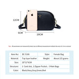 Leather Crossbody Bag High Clutch Dual Purpose Bag