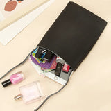 Soft Leather Crossbody Bag for Women Casual Shoulder Mobile Phone Bag