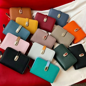 Leather Wallet Money Bag Cell Phone Pocket Ladies Purse