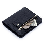 Women's Bifold Leather Wallet Slim Small Purse Money Bag