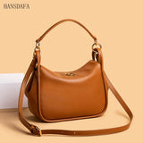 Leather Women Bag Totes High Shoulder Bags Soft Real Cowhide Ladies Handbags