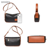 Leather Handbag Women's Bag Large Capacity Shoulder Messenger Bag