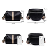 Designer Cowhide Leather Messenger Bag for Women