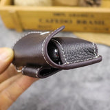 Leather Men Belt Car Key Wallet Waist Hanged Automobile Key Holder