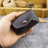 Leather Men Belt Car Key Wallet Waist Hanged Automobile Key Holder