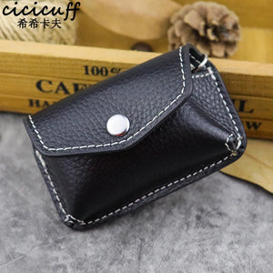 Leather Men Belt Car Key Wallet Waist Hanged Automobile Key Holder